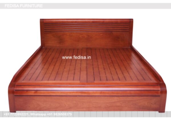 Wooden Bed White Wooden Single Bed Double Cot Price In Saravana Stores No-4383