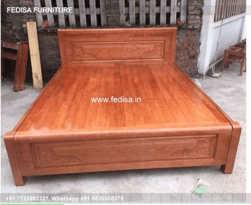 Wooden Bed Wooden Interior Bedroom Double Deck Single Bed Size No-4388