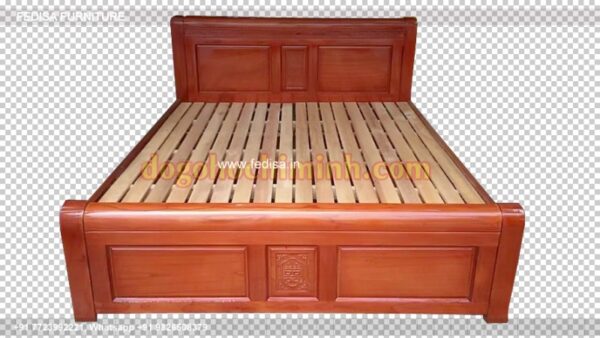 Wooden Bed Wooden Wardrobe Designs For Bedroom Steel Cot Double Size No-4461