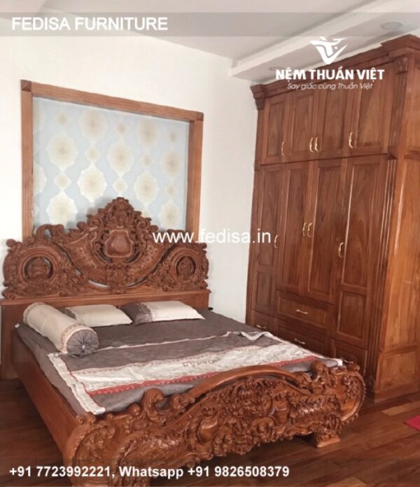 Wooden Bed Modern Wooden Bed Design Double Bed Stand No-4474