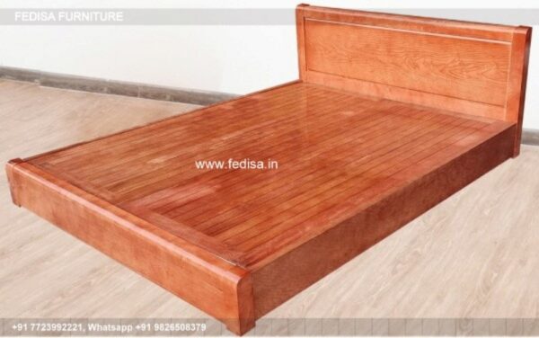 Wooden Bed Wooden Bed Elevated Double Bed No-4482