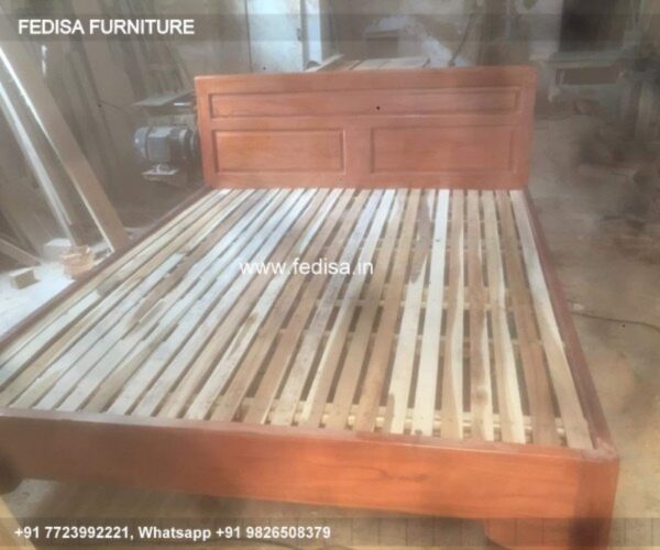Wooden Bed Wooden Double Bed Iron Double Bed Price No-4489