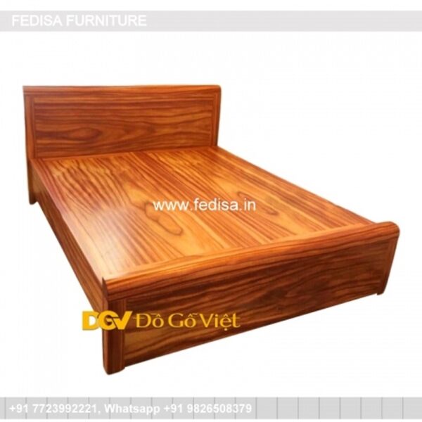 Wooden Bed Wooden Sofa Bed Loaf Double Bed No-4510