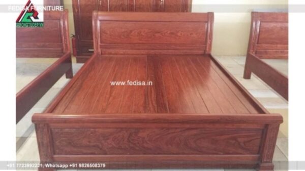 Wooden Bed Wooden Bedroom Furniture Double Bed Folding Price No-4512