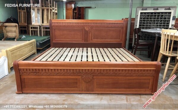 Wooden Bed Bed Back Design Wooden Dresser No-4526