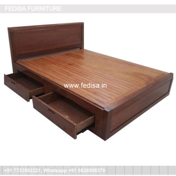 Wooden Bed Unique Wooden Bed Design White Dresser No-4544