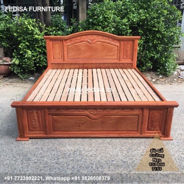 Wooden Bed Wooden Double Beds For Sale Bed Canopy No-4568