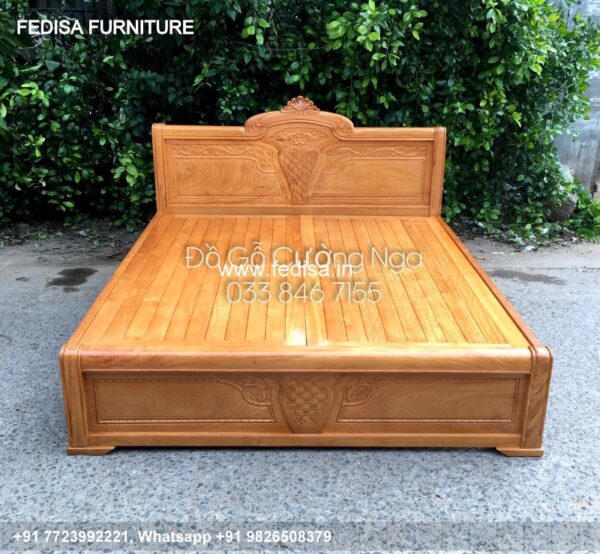 Wooden Bed Wooden Bedside Table Four Poster Bed No-4571