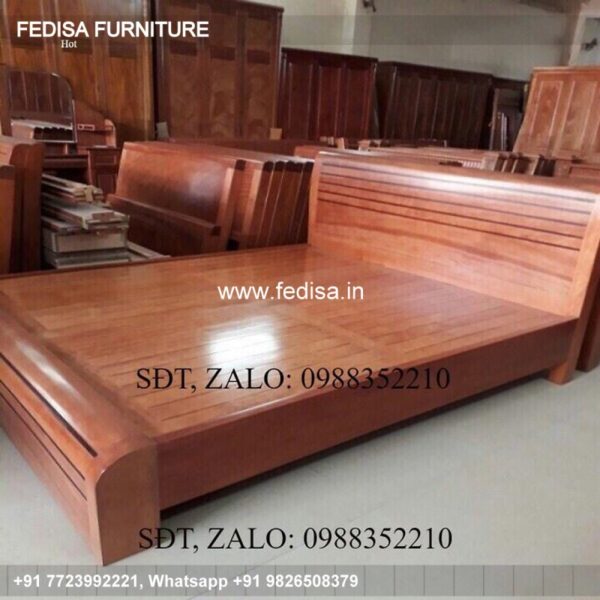 Wooden Bed Wooden Almirah Designs For Bedroom With Price Bedroom Decoration No-4591