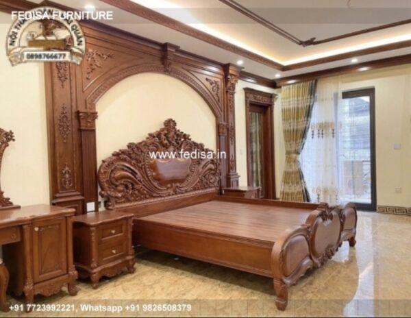 Wooden Bed Dressing Table New Design Wooden Cheap Dresses No-4605