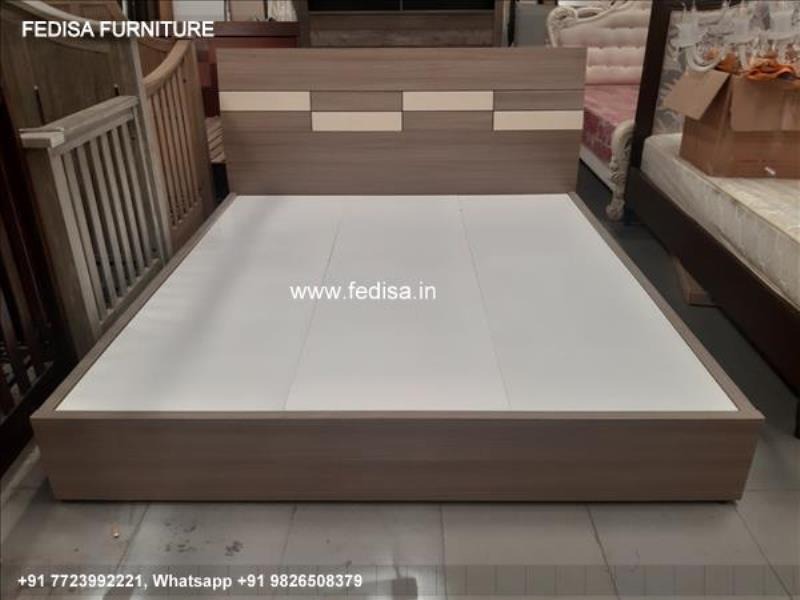 Wooden Bed Unique Wooden Bed Design Single Bed Price No-4610