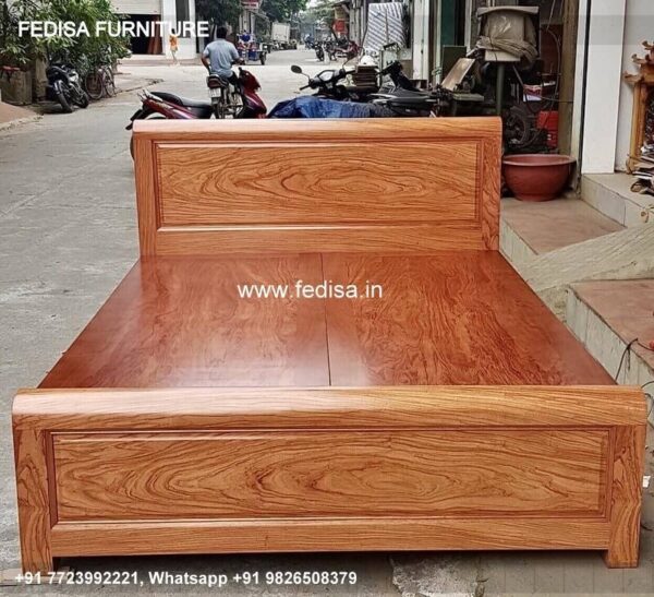 Wooden Bed Wooden Interior Bedroom Full Size Bedroom Sets No-4652