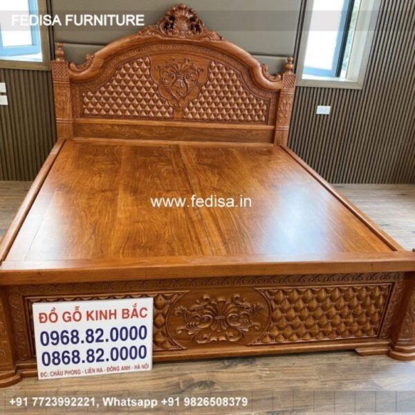 Wooden Bed Wooden Bed Interior Design Standard Double Bed Size No-4655