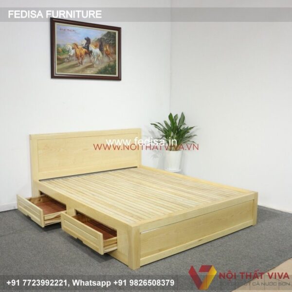 Wooden Bed Wooden Bedroom Design Bedroom Mirror No-4662