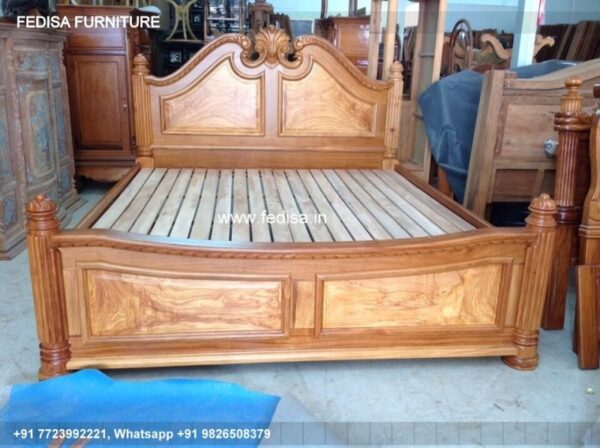 Wooden Bed Unique Wooden Bed Design Storage Bench For Bedroom No-4676