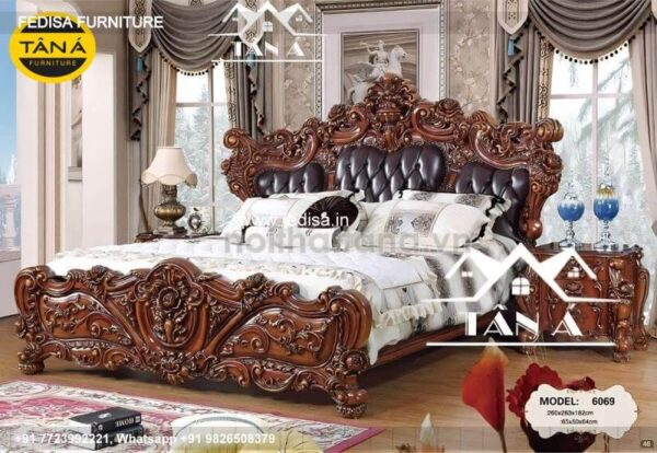 Wooden Bed Wooden Wardrobe Design Bedroom Cupboards No-4709