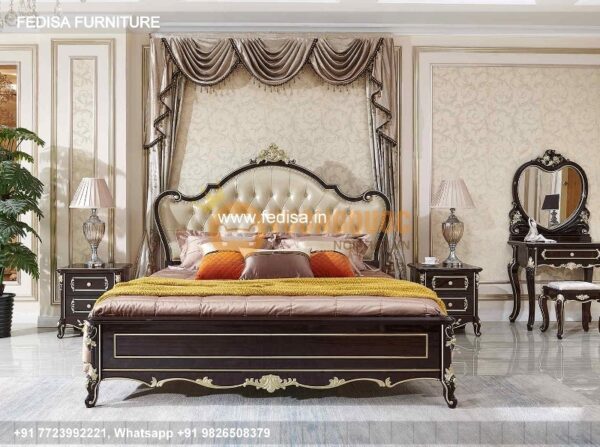 Wooden Bed Latest Wooden Bed Designs 2090 Dresser Set No-4712