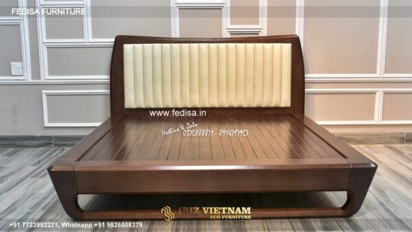 Wooden Bed Dressing Table New Design Wooden Black And White Bedroom No-4737