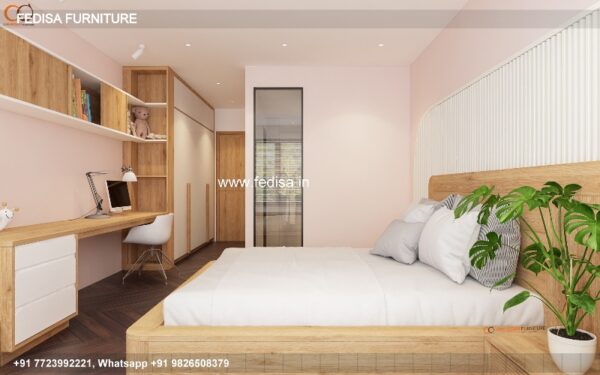 Wooden Bed Wooden Bed Frame Double Bed Design Latest 2020 No-4747