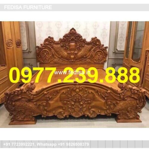 Wooden Bed Latest Wooden Bed Designs 2093 Gray Bedroom Set No-4771