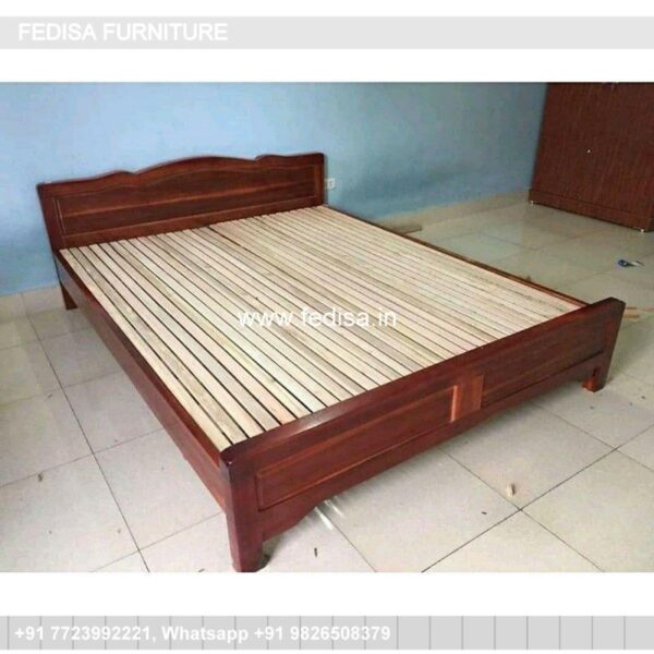 Wooden Bed Wooden Room Decor Standard Single Bed Size No-4807