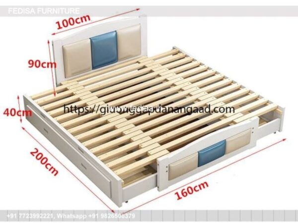 Wooden Bed Wooden Almirah Design Latest 6 Drawer Chest No-4811