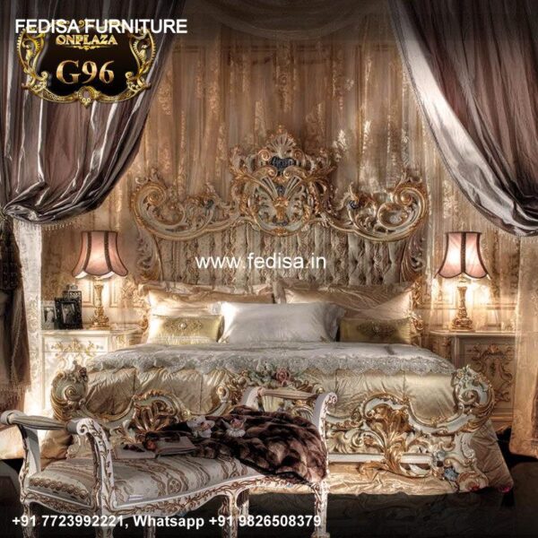 Wooden Bed Wooden Single Bed Vanity Set With Mirror No-4838