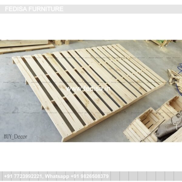 Wooden Bed Wooden Bed Frame Corner Wardrobes No-4879