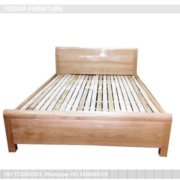 Wooden Bed Wooden Double Bed Frame Double Bedroom No-4886