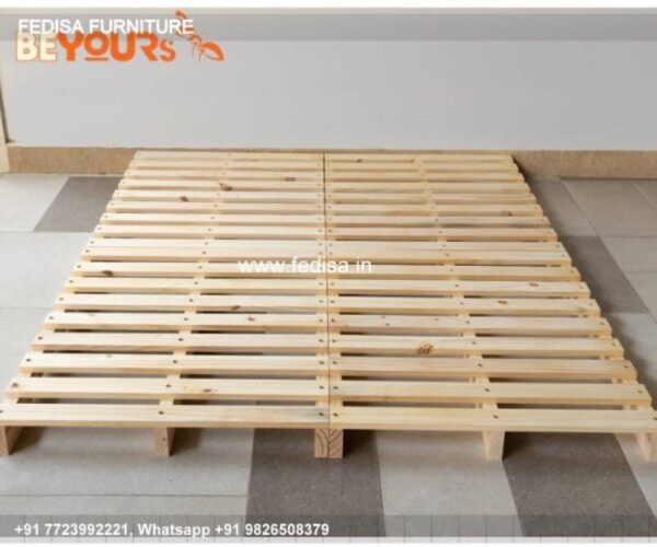 Wooden Bed White Wooden Bed Frame Double Royal Bed No-4890