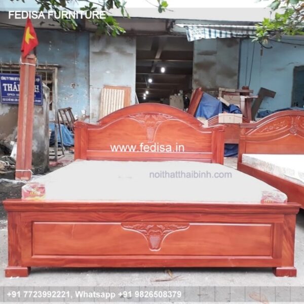 Wooden Bed Wooden Double Bunk Bed Vintage Room Decor No-4897