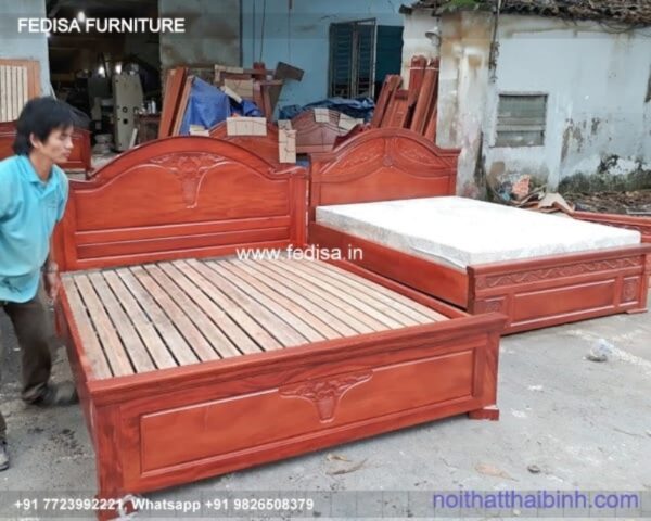 Wooden Bed Wooden Double Beds For Sale Best Bedroom Design No-4898