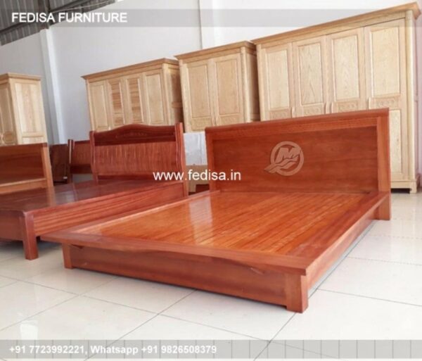 Wooden Bed Wooden Wardrobes White Vanity Desk No-4912