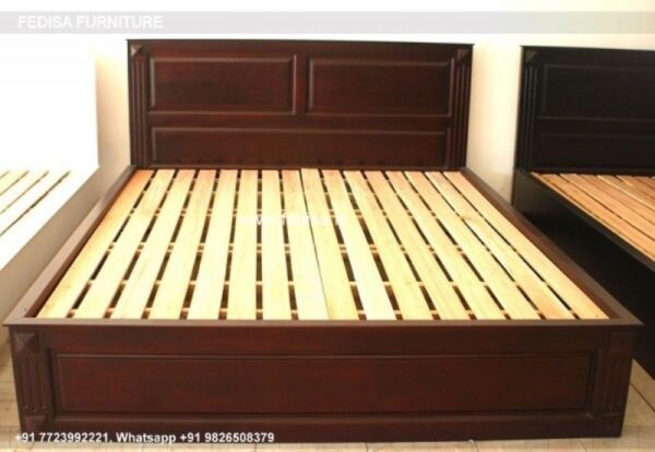Wooden Bed Wooden Room Design Standard Queen Size Bed No-4924