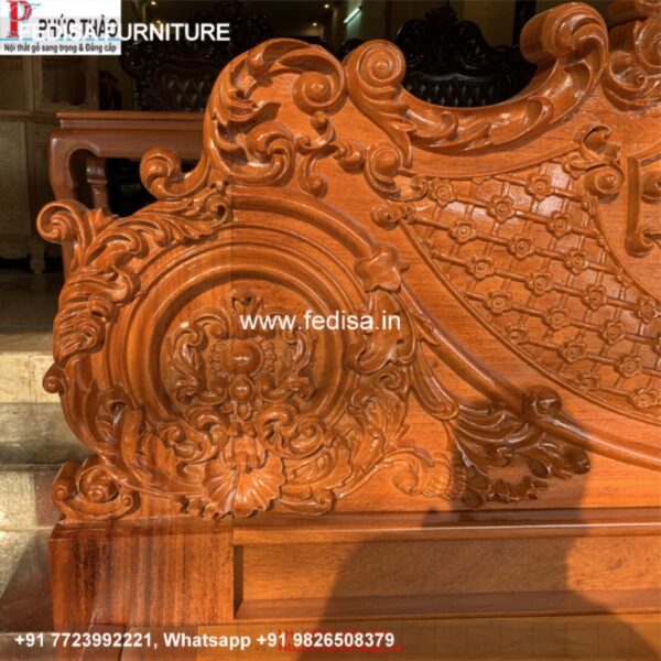 Wooden Bed Wooden Room Decor Double Chest Of Drawers No-4939