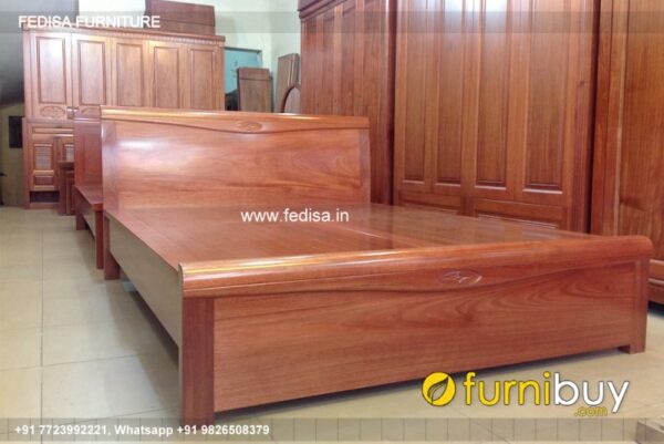 Wooden Bed White Wooden Bed Frame Small Sofa For Bedroom No-4949