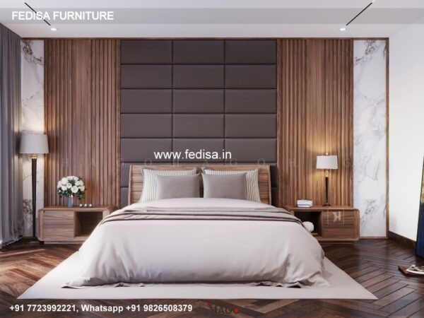 Wooden Bed Wooden Queen Size Bedding No-4950