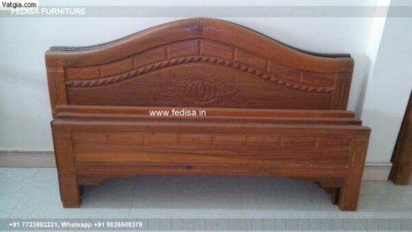 Wooden Bed Furniture Wooden Bed Design Bedroom Wall No-4995
