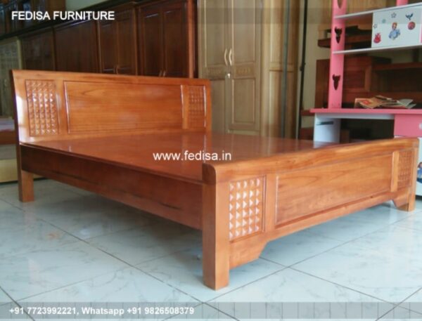 Wooden Bed Wooden Chest Of Drawers Designs Double Bed Mattress Price No-4997