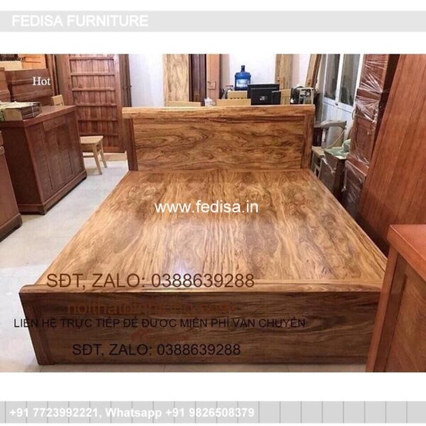 Wooden Bed Wooden Double Bed King Size Sofa Bed No-5017