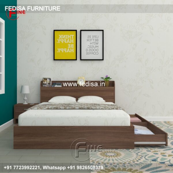 Wooden Bed Wooden Bedroom Furniture Queen Bed In A Box No-5040
