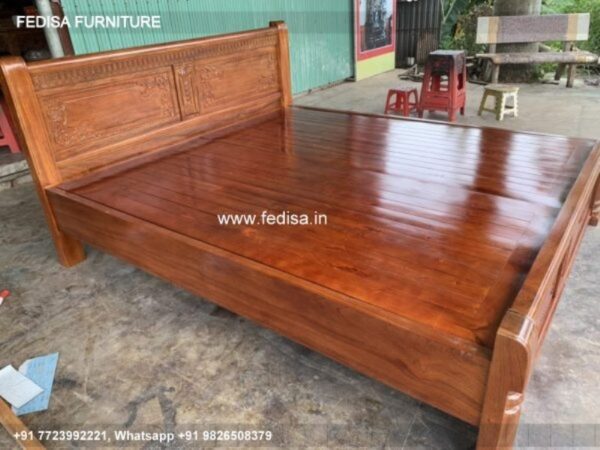 Wooden Bed Wooden Bed Headboard Design New Bed Design 2020 No-5062