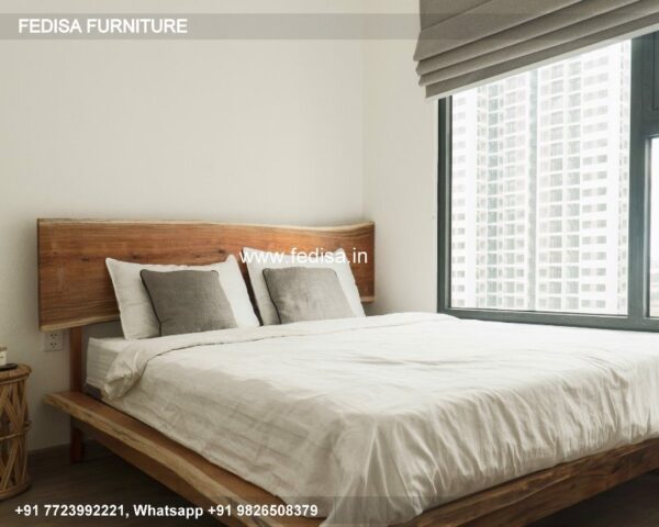 Wooden Bed Wooden Bed Frame White Nightstand With Drawers No-5077