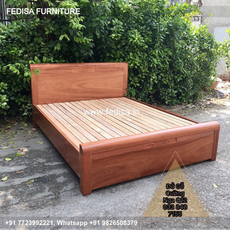 Wooden Bed Wooden Bedroom Furniture Full Bed Size In Inches No-5106