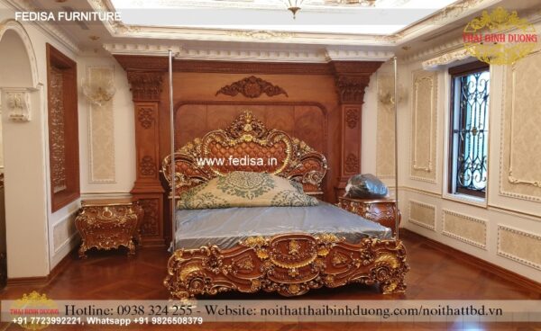 Wooden Bed Wooden Cupboard Design For Bedroom White Dressing Table With Drawers No-5132
