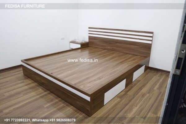 Wooden Bed Wooden Modern White Dresser No-5148