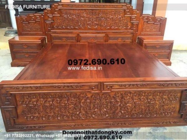 Wooden Bed Wooden Dressing Table Designs For Bedroom Small Single Bed Size No-5173