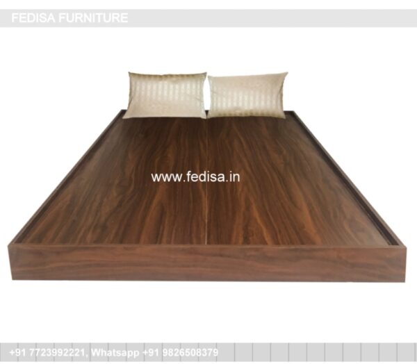 Wooden Bed Wooden Round Bed Design Led Bedroom Set No-5191