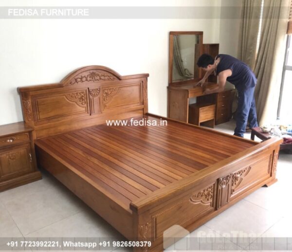 Wooden Bed Latest Wooden Bed Designs 2098 4 Poster King Bed No-5240