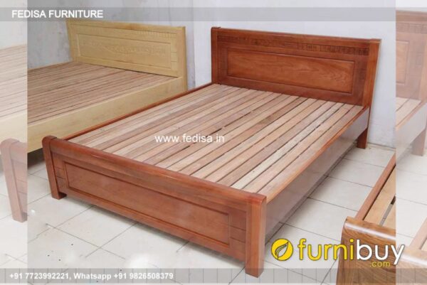 Wooden Bed Bedroom Interior With Wooden Flooring Comfortable Chairs For Bedroom No-5244